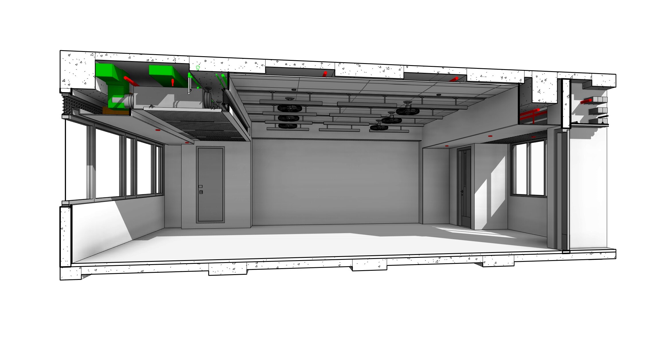 BIM drawing of a 30-classroom primary school at Site KT2c of Development at Anderson Road